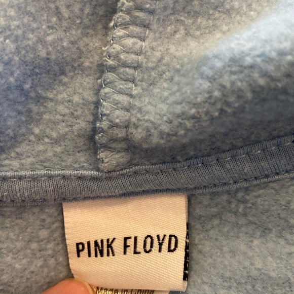 Pink Floyd hoodie. Size XL.  Light blue "The Dark Side of the Moon" - Picture 11 of 12